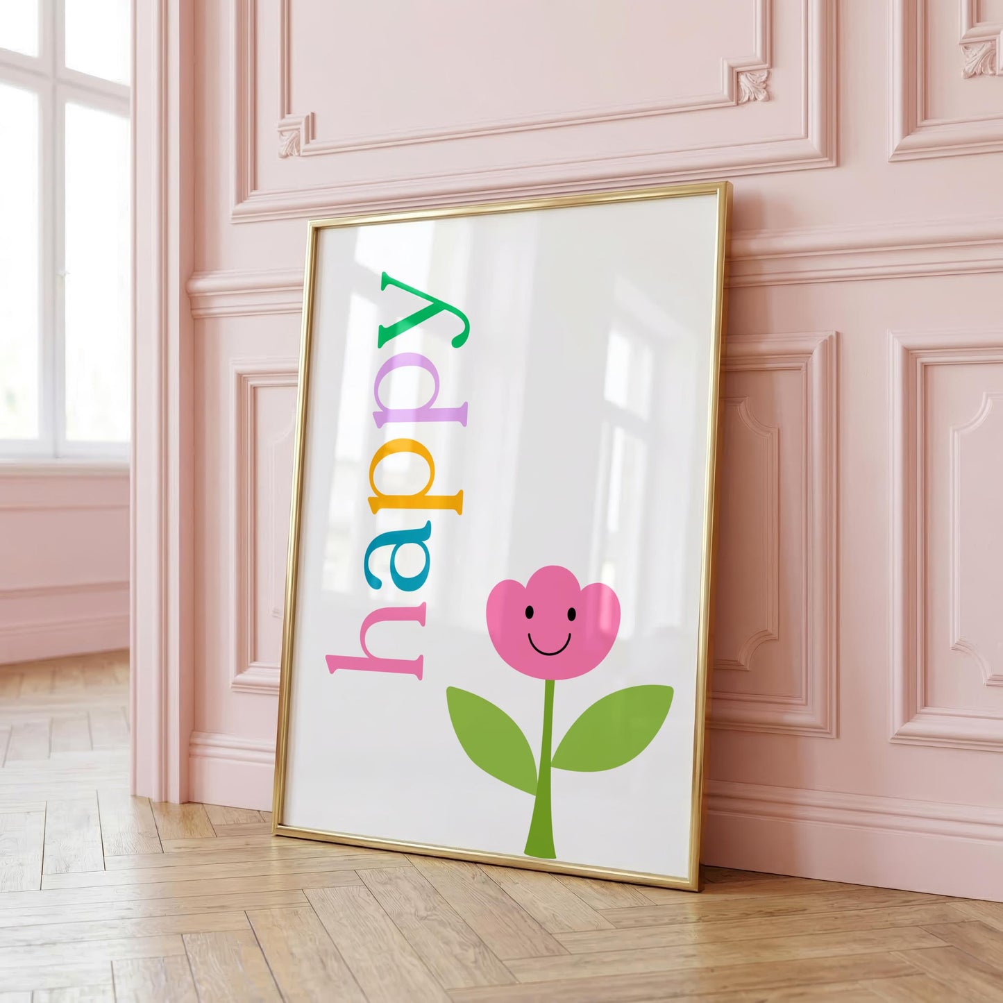 Happy | Dopamine Print | Digital Download