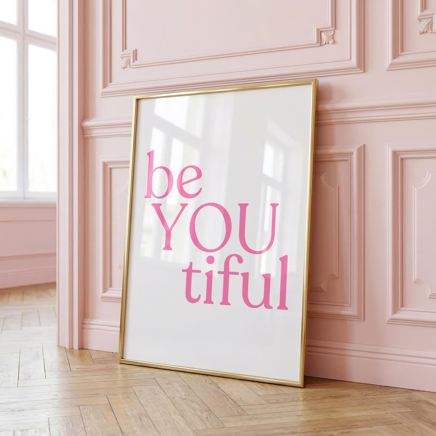 beYOUtiful | Girly Print | Digital Download