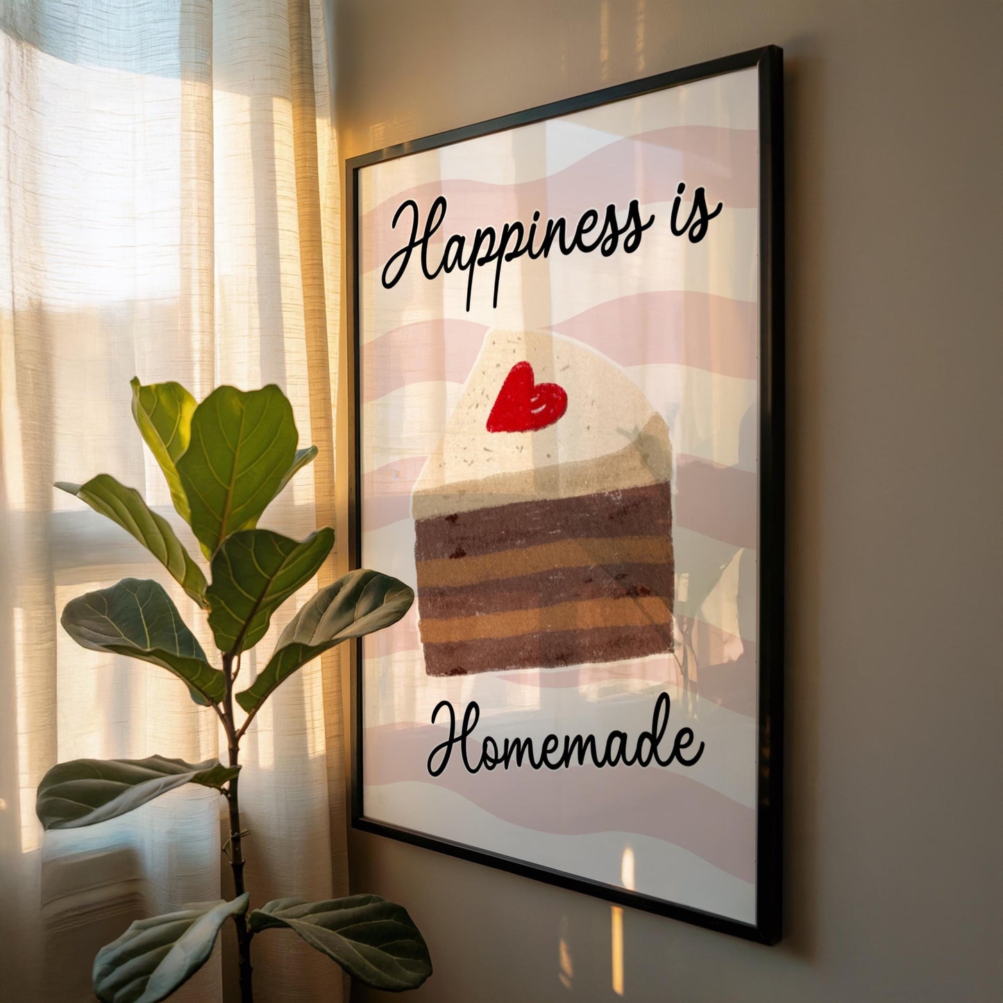 Happiness is Homemade | Kitchen Print | Digital Download