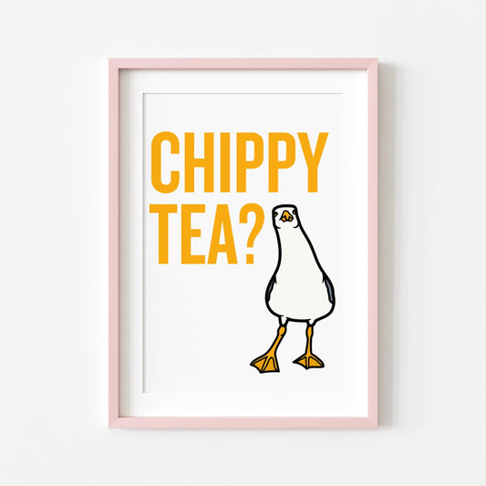 Chippy Tea? | Kitchen Print | Digital Download