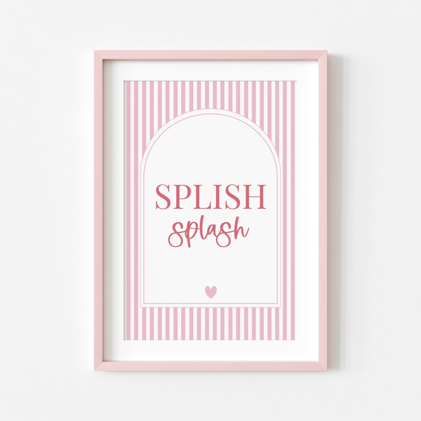 Set of 6 Pink Bathroom Prints | Digital Bundle | Bathroom Print | Digital Download
