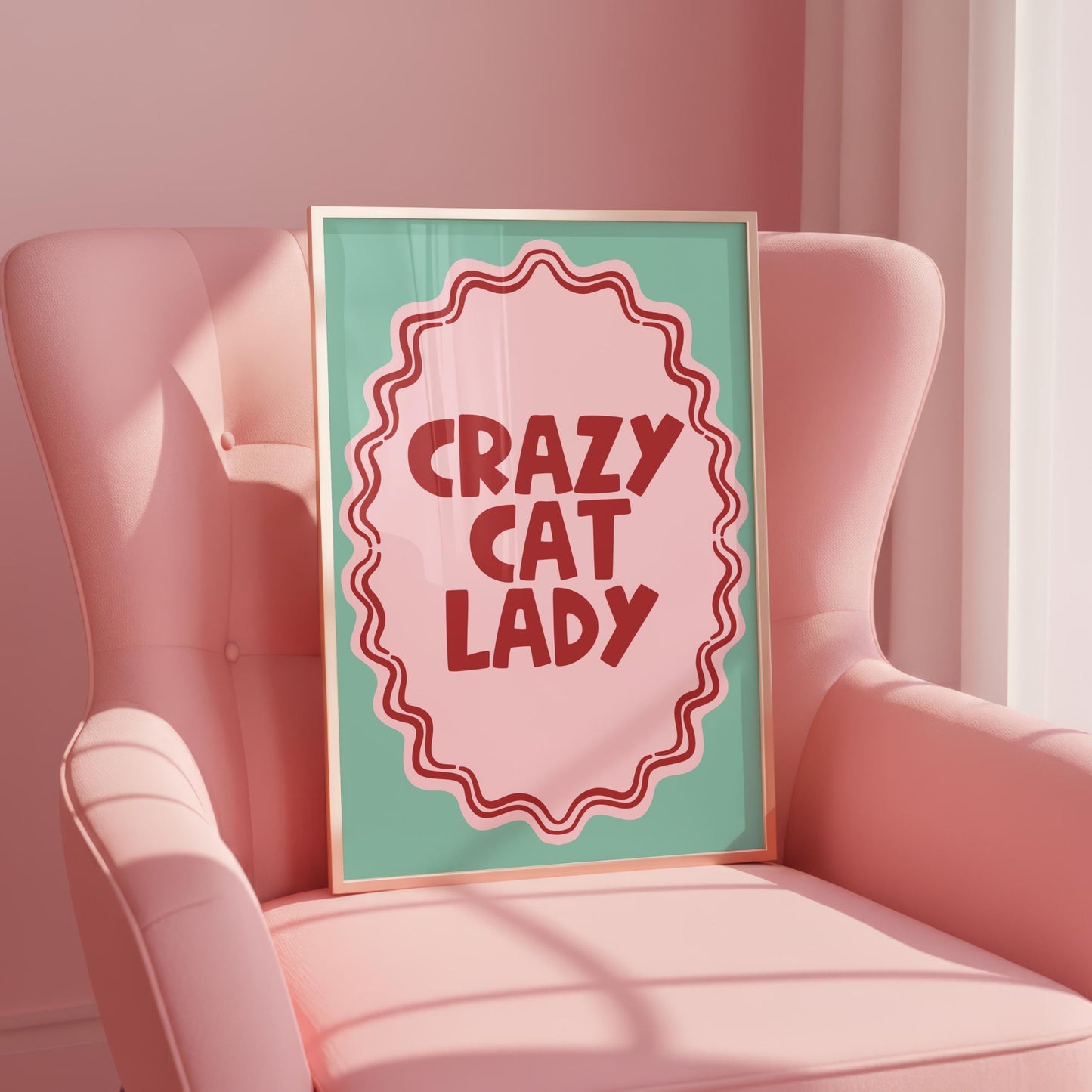 Crazy Cat Lady - Cat Lover Print - Home Print