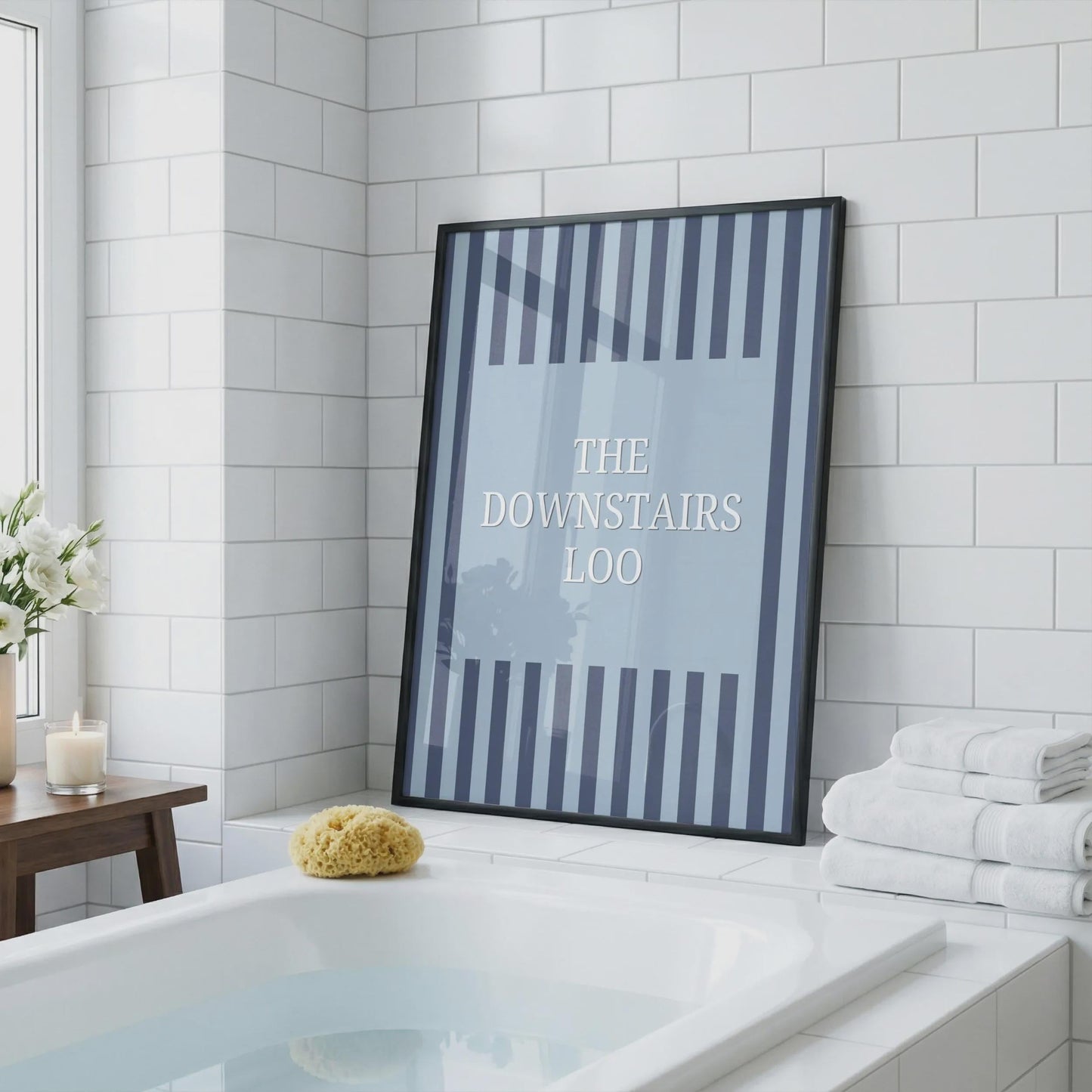 The Downstairs Loo | Bathroom Print | Home Print
