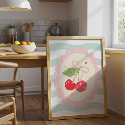 Cherries | Kitchen Print | Home Print