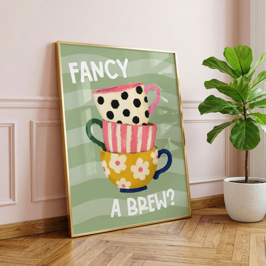 Fancy a Brew? | Kitchen Print | Digital Download