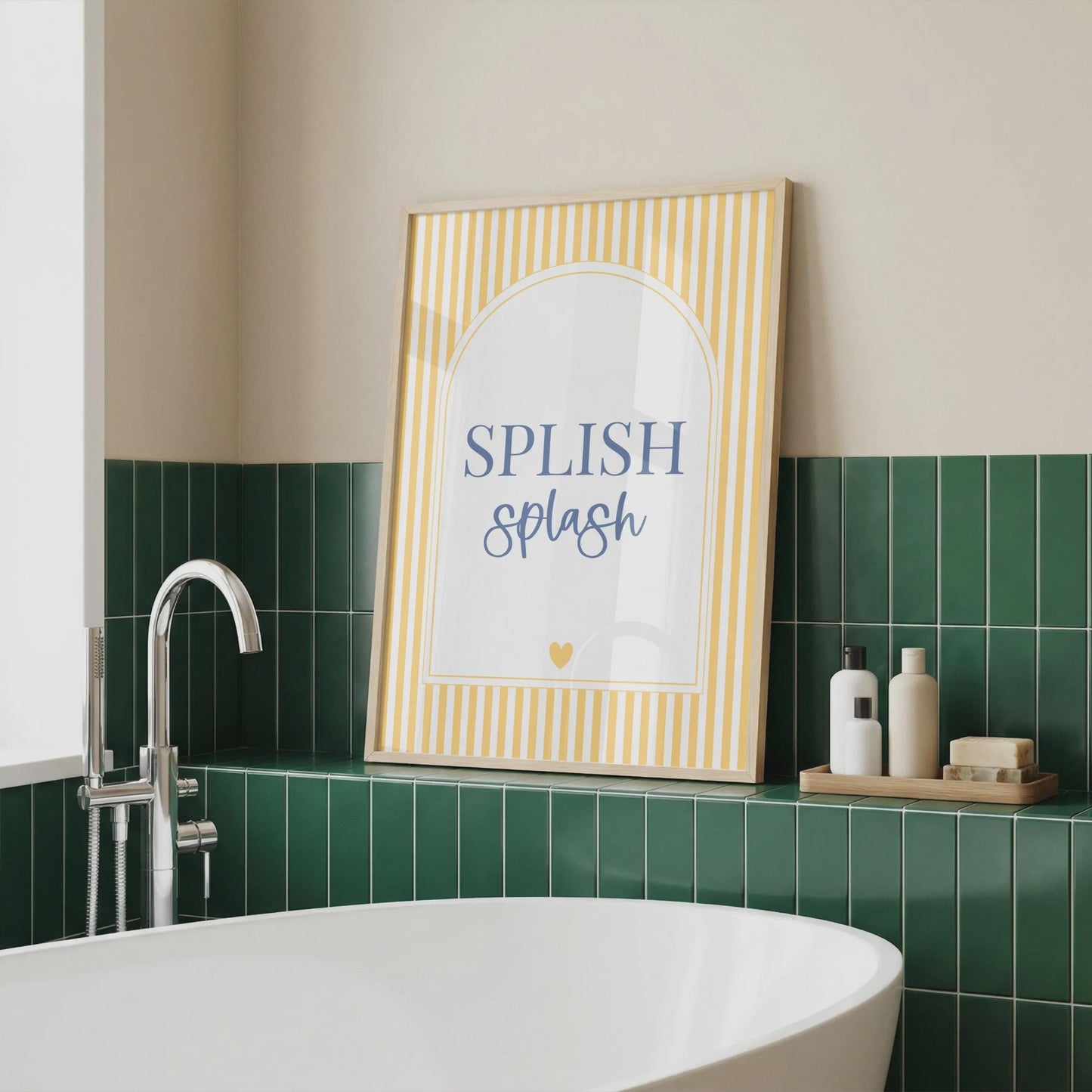 Splish Splash | Bathroom Print | Home Print