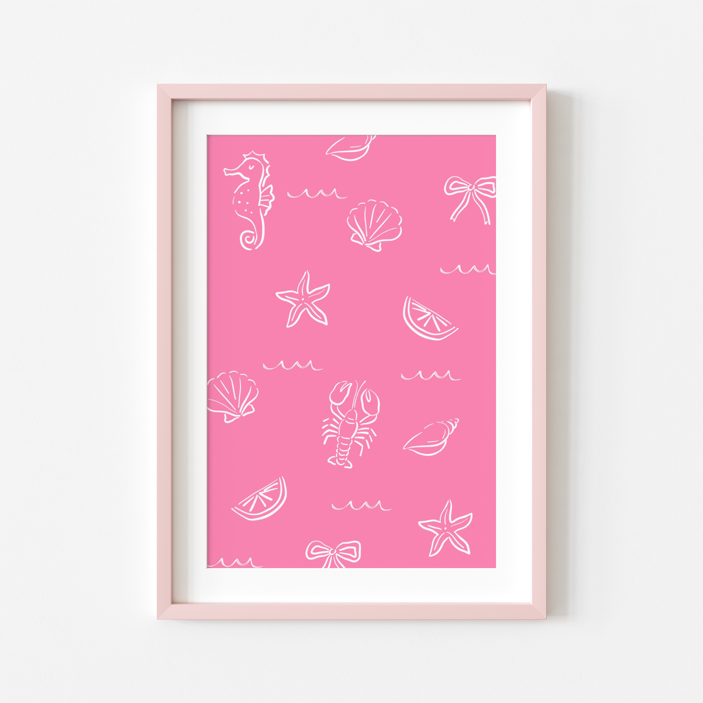 Summer Print Bundle | 6 Summer Wall Art Prints | Summer Decor Set | Instant Download