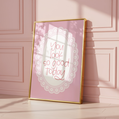 Pink Bathroom Print Bundle | 6 Bathroom Wall Art Prints | Bathroom Decor Set | Pink Bathroom Prints | Instant Download