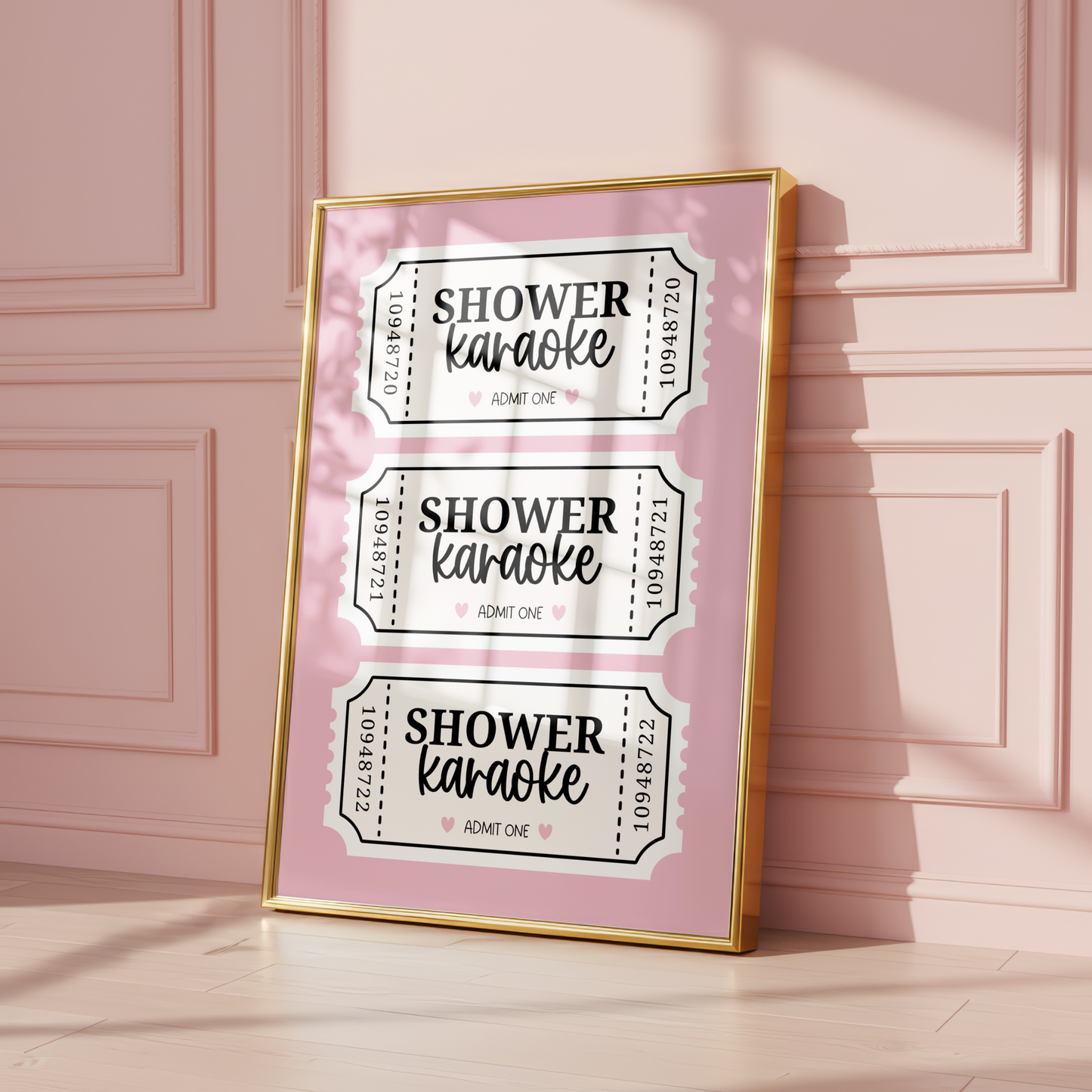 Pink Bathroom Print Bundle | 6 Bathroom Wall Art Prints | Bathroom Decor Set | Pink Bathroom Prints | Instant Download