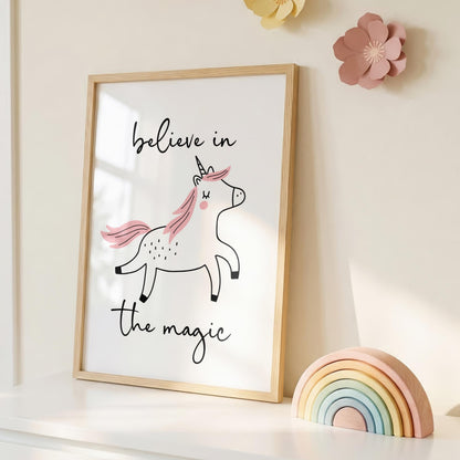 Believe in the Magic | Girly Print | Digital Download