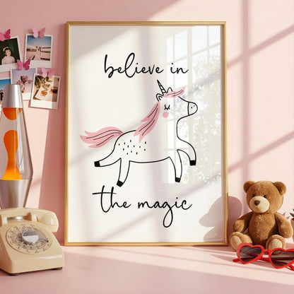 Believe in the Magic | Girly Print | Digital Download