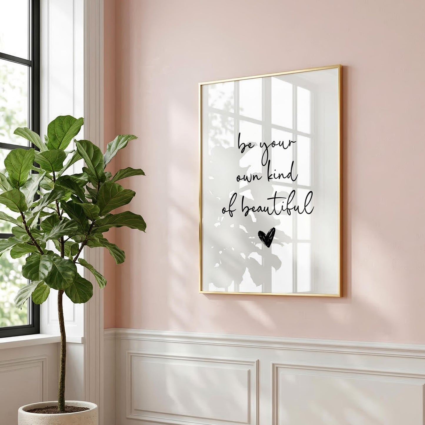 Be Your Own Kind of Beautiful | Girly Print | Digital Download