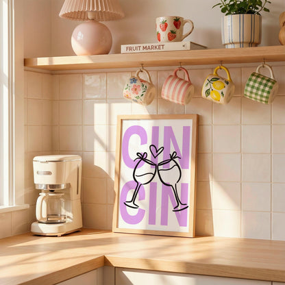 Cin Cin | Kitchen Print | Digital Download