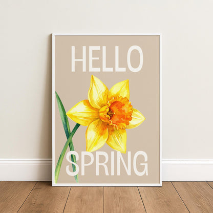 Hello Spring | Flower Print | Digital Download