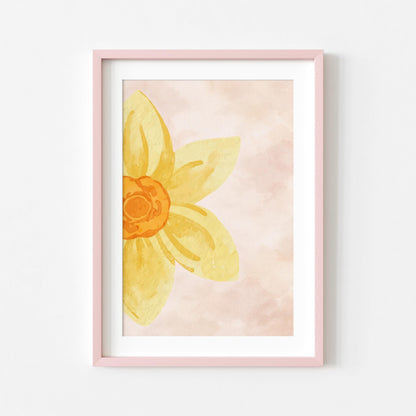 Daffodil Flower | Flower Print | Digital Download