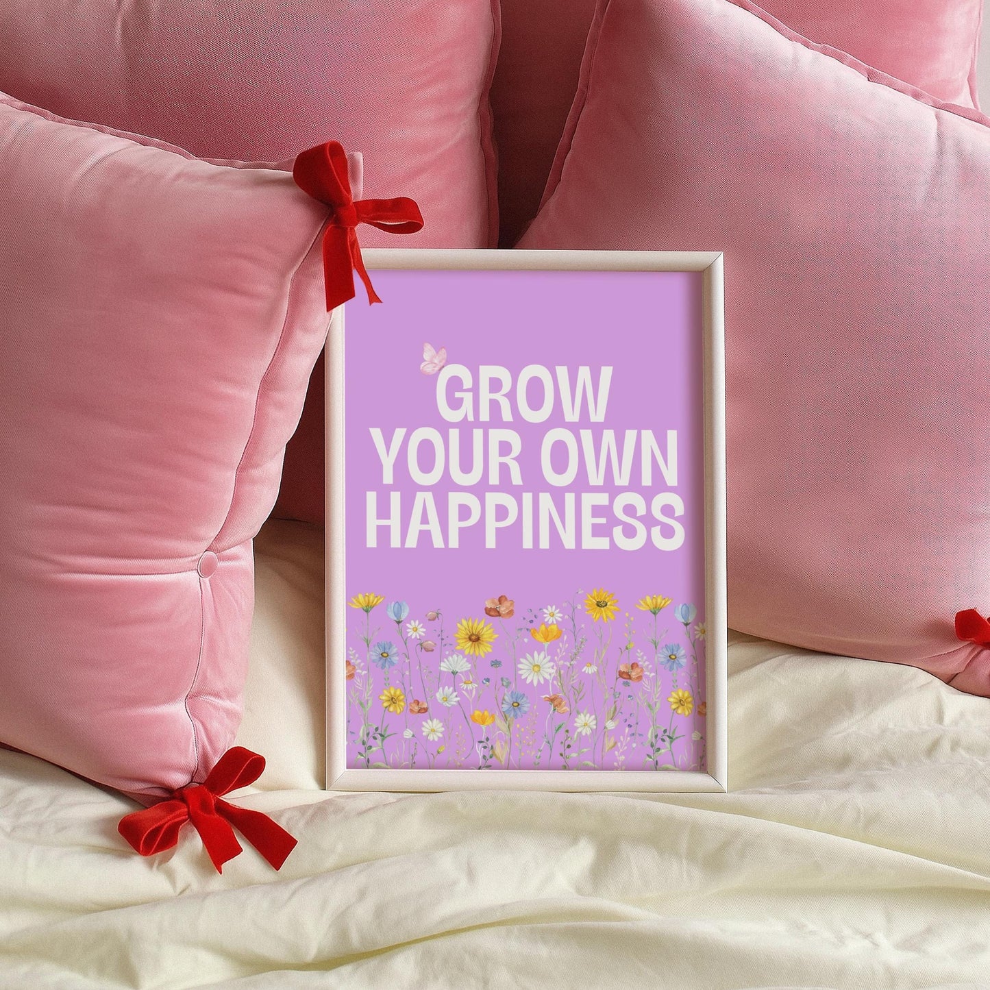 Grow Your Own Happiness | Flower Print | Digital Download