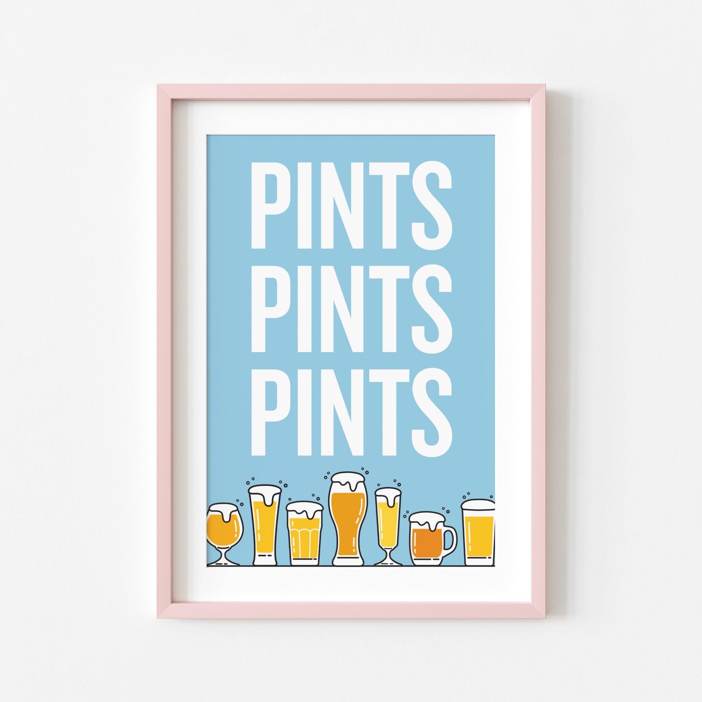 PINTS | Kitchen Print | Digital Download