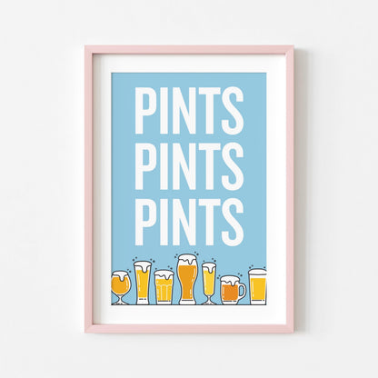PINTS | Kitchen Print | Digital Download