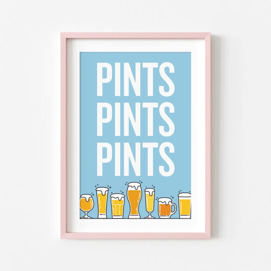 PINTS | Kitchen Print | Digital Download