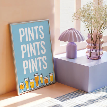 PINTS | Kitchen Print | Digital Download