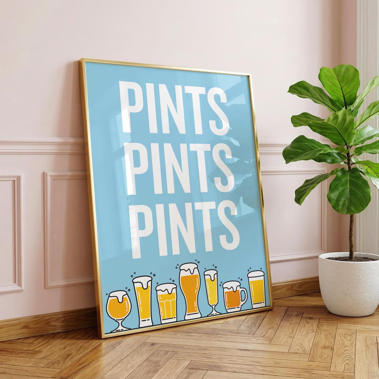 PINTS | Kitchen Print | Digital Download