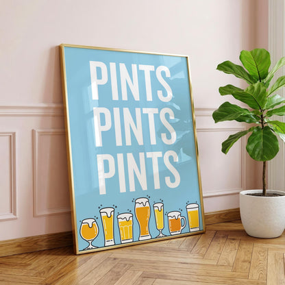 PINTS | Kitchen Print | Digital Download