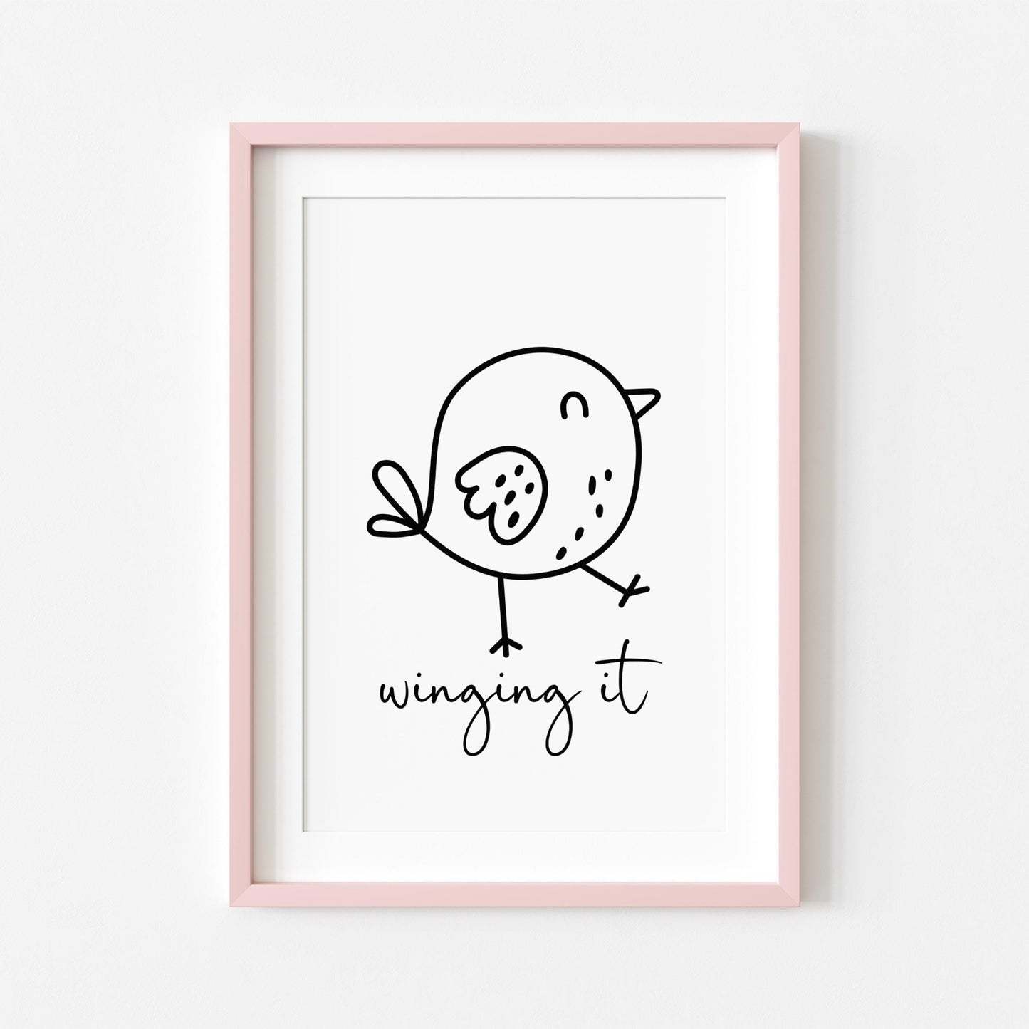 Winging It | Girly Print | Digital Download
