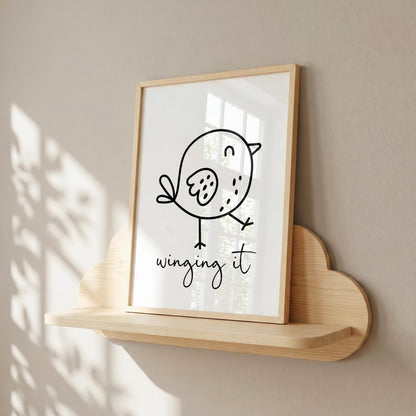 Winging It | Girly Print | Digital Download