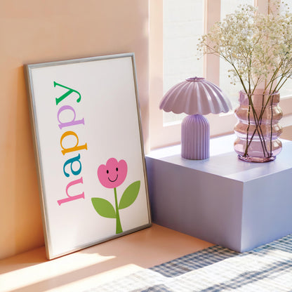 Happy | Dopamine Print | Digital Download