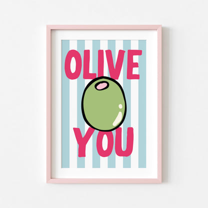 Olive You | Kitchen Print | Digital Download