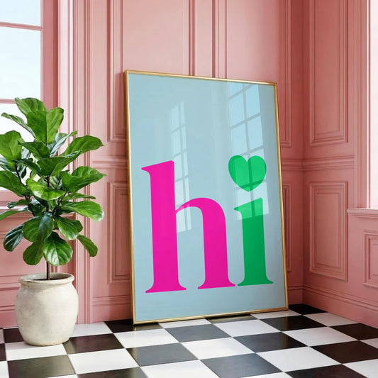 Hi | Hallway Print | Digital Download