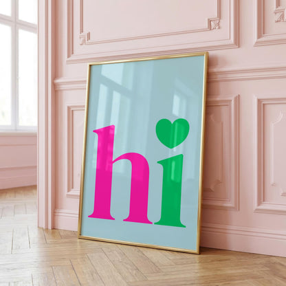Hi | Hallway Print | Digital Download
