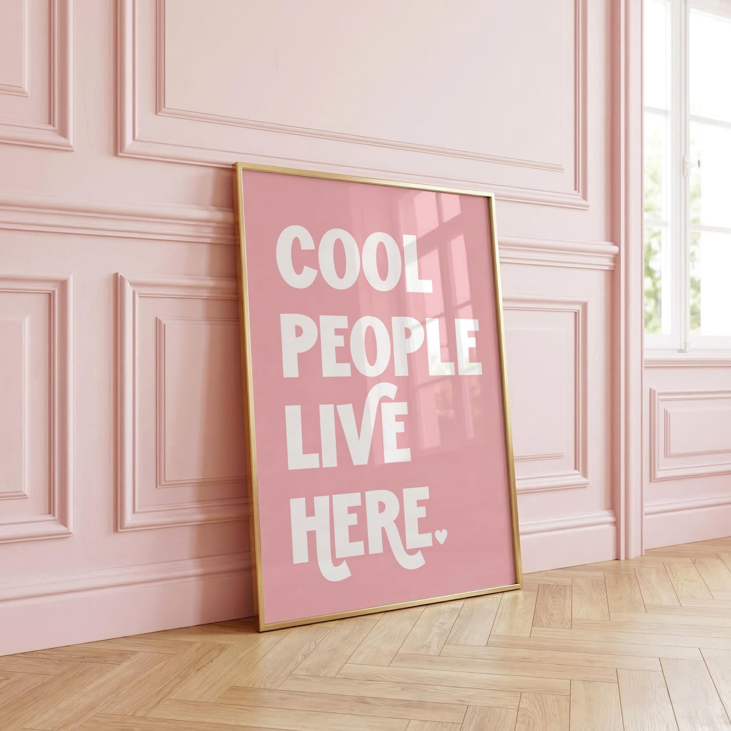 Cool People Live Here | Hallway Print | Digital Download