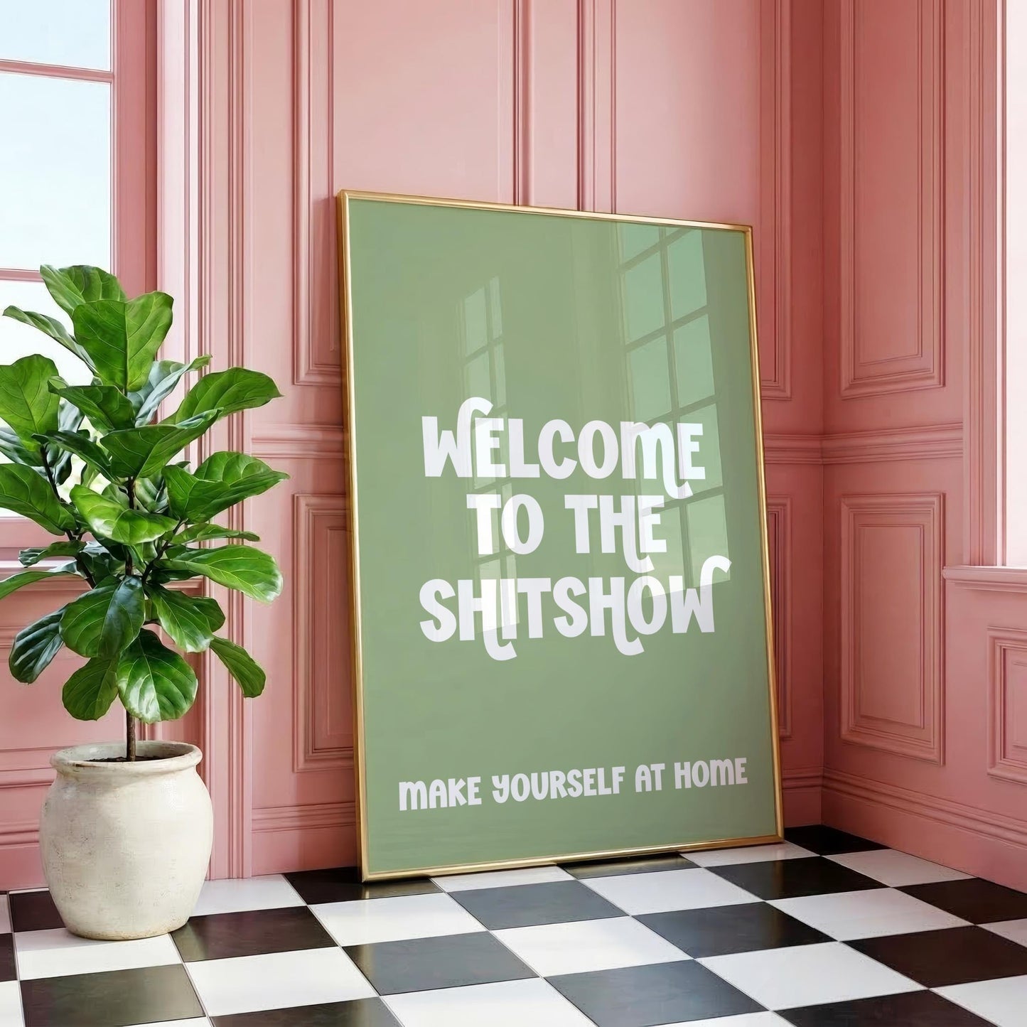 Welcome to the Shitshow | Sweary Print | Digital Download