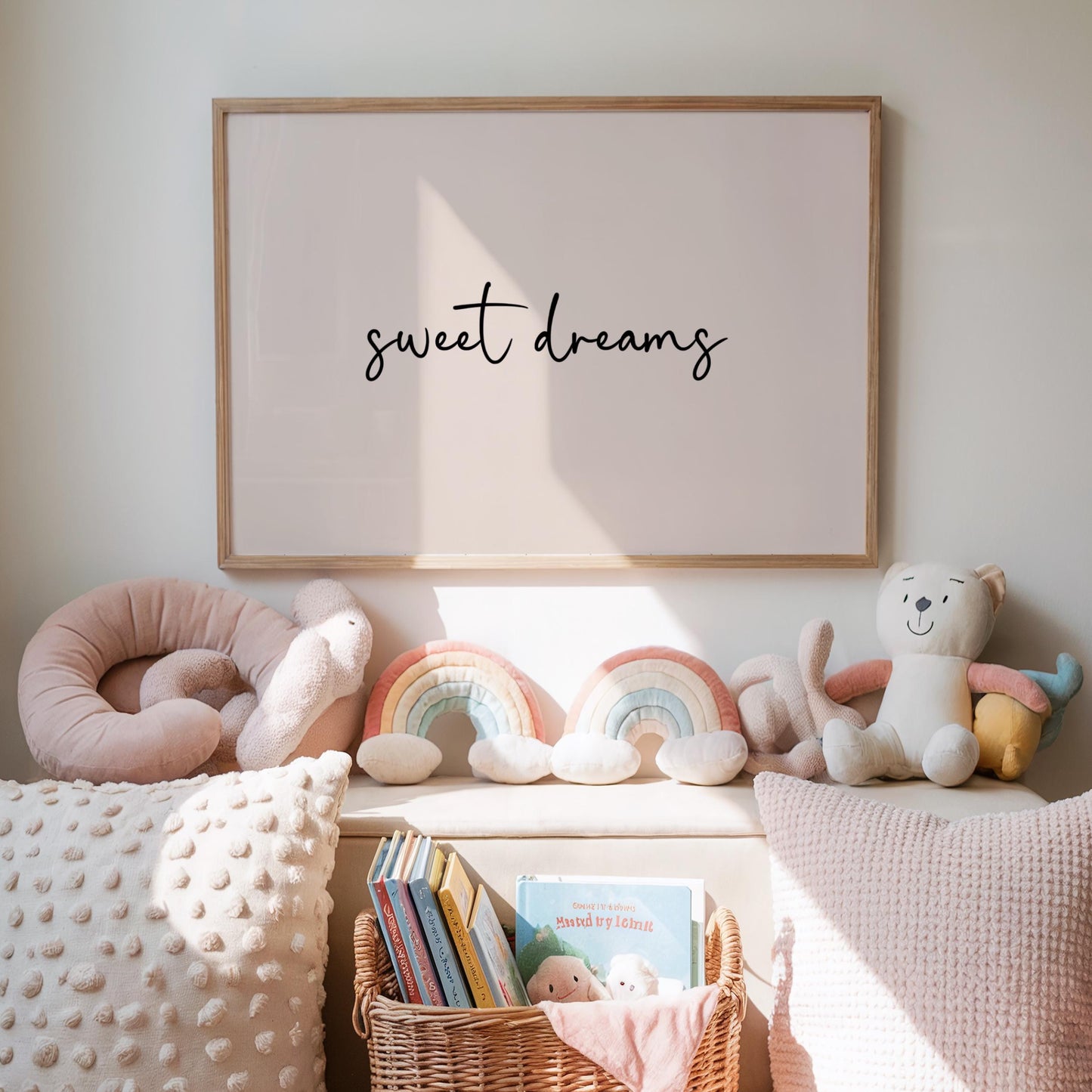 Sweet Dreams | Bedroom Print | Neutral Home Decor | Digital Download