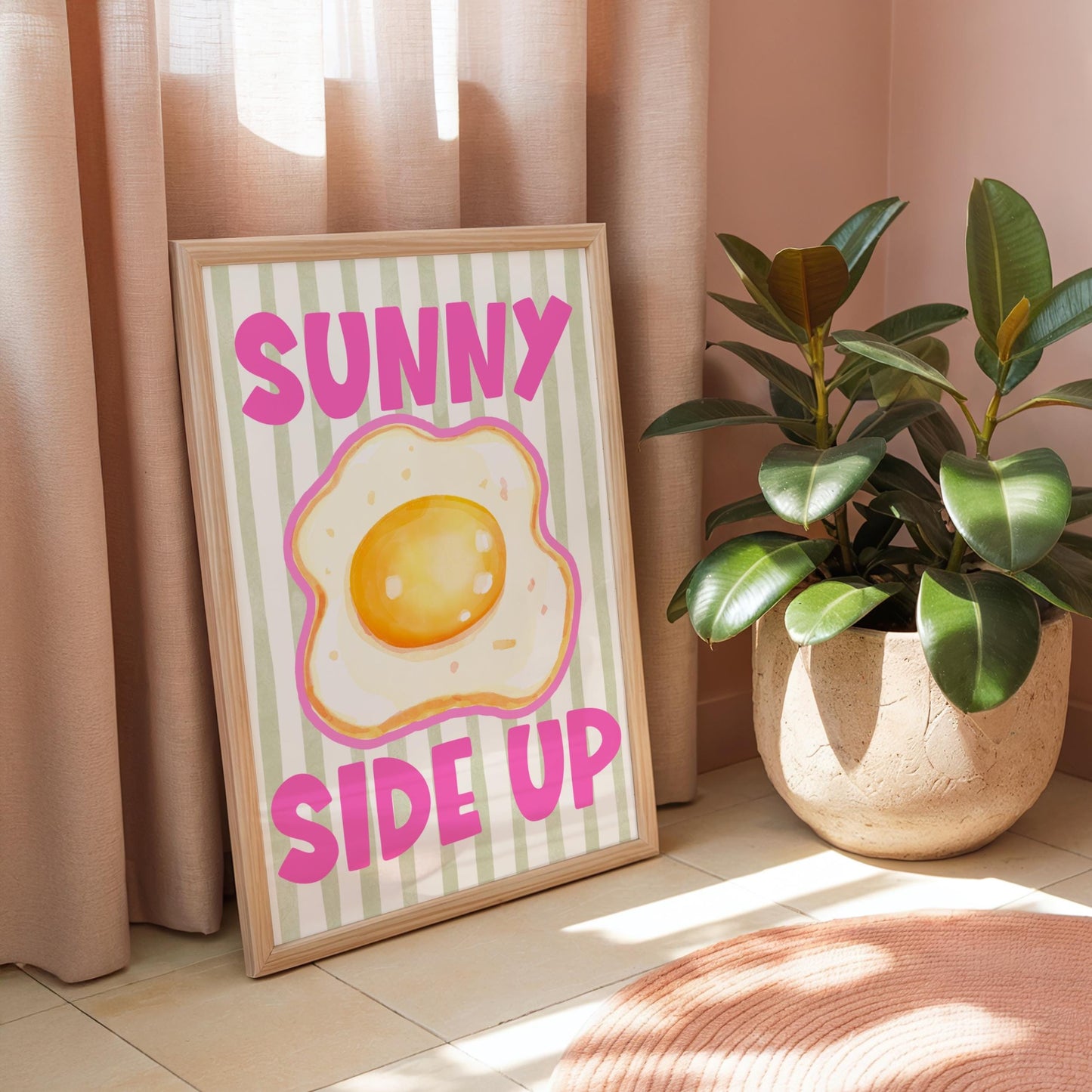 Sunny Side Up | Kitchen Print | Digital Download