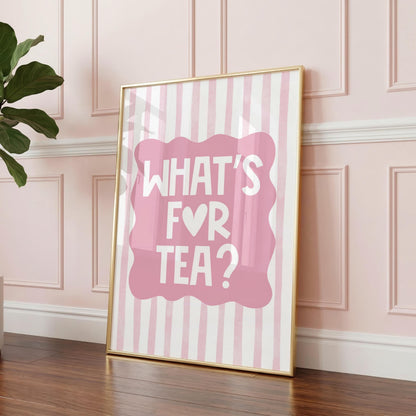 What's For Tea? | Kitchen Print | Digital Download