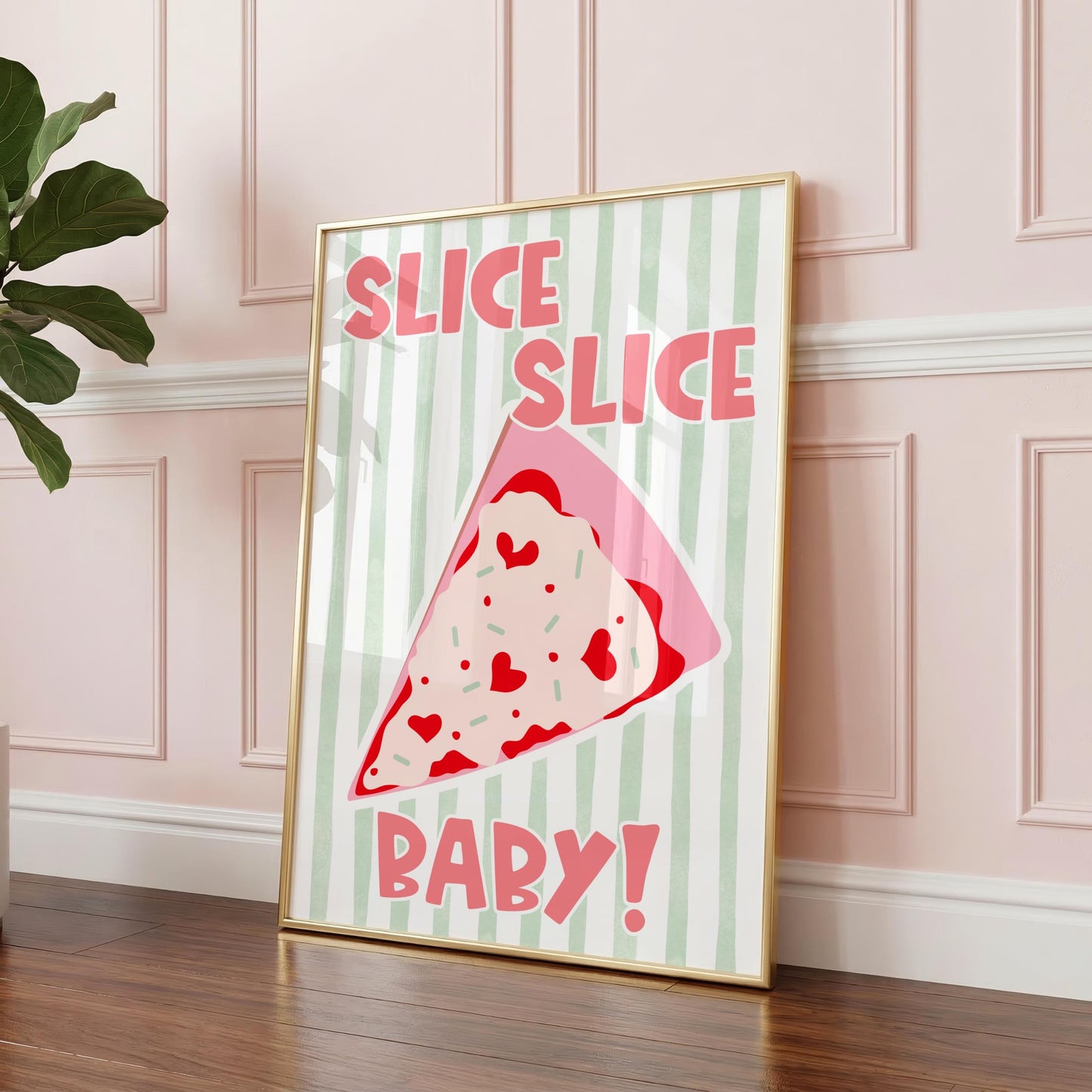 Slice Slice Baby | Kitchen Print | Digital Download