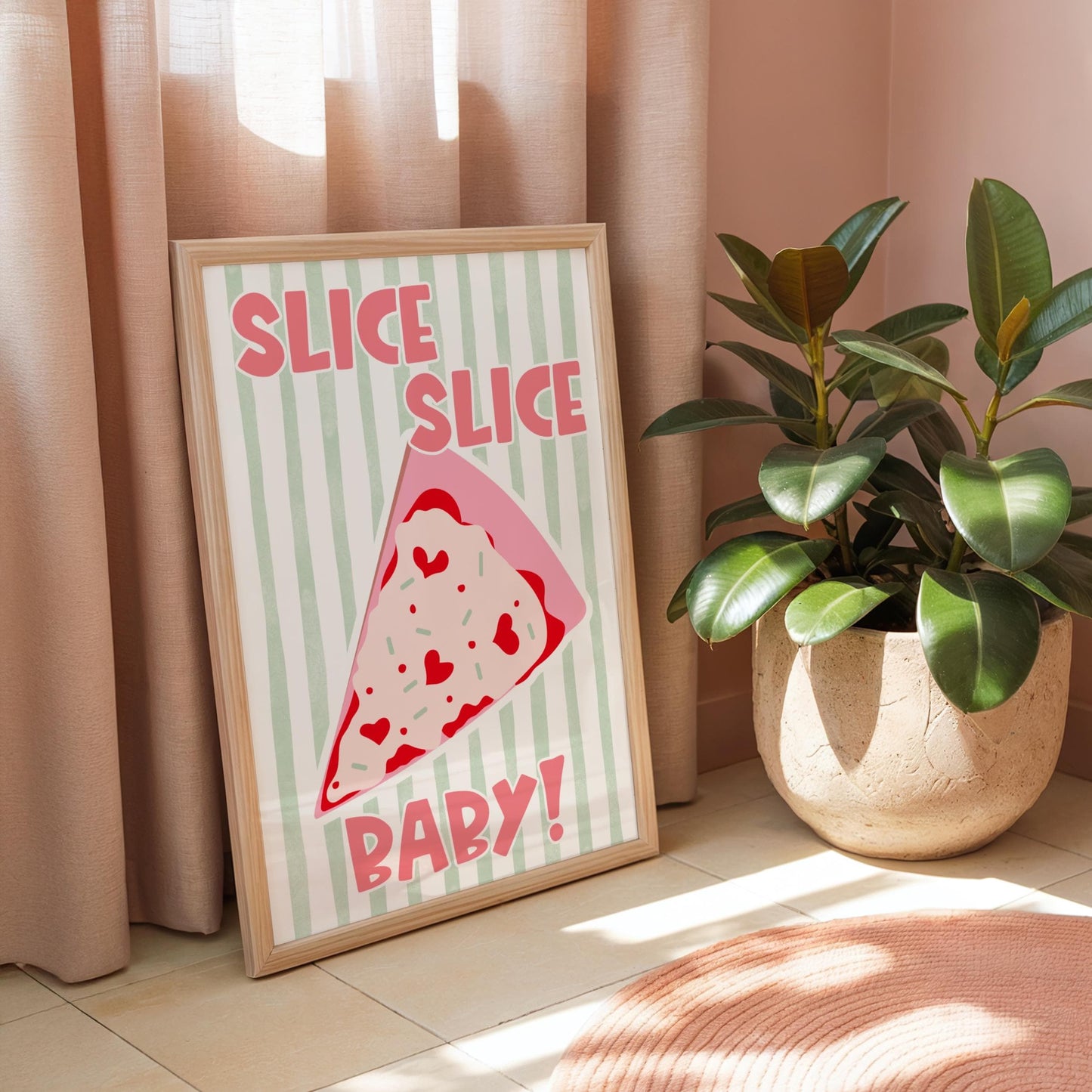 Slice Slice Baby | Kitchen Print | Digital Download