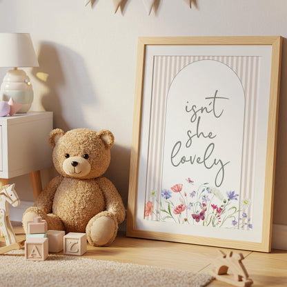 Isn't She Lovely| Nursery Print | Digital Download