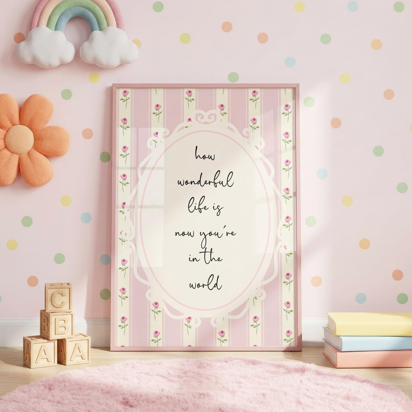 How Wonderful Life Is | Nursery Print | Digital Download
