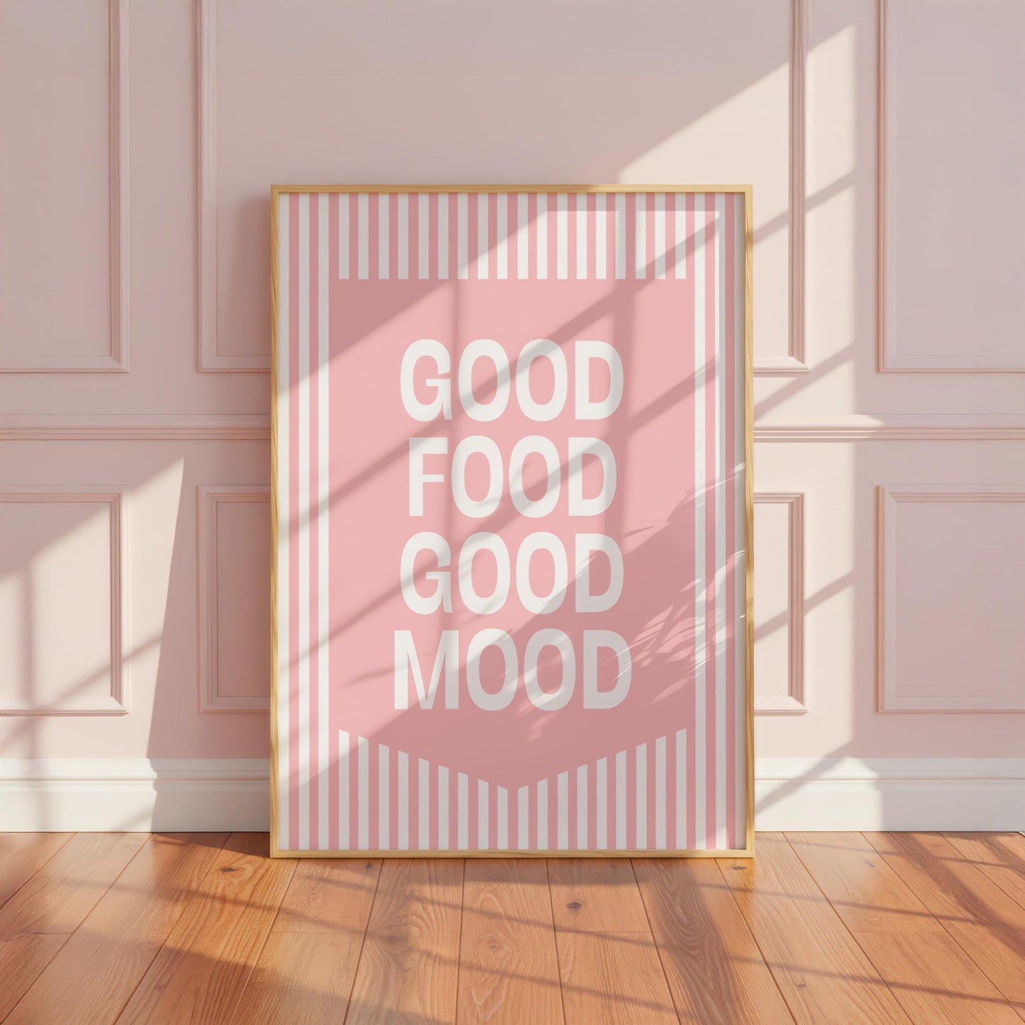 Good Food Good Mood | Yes Chef! | Kitchen set of 2 Prints | Digital Download