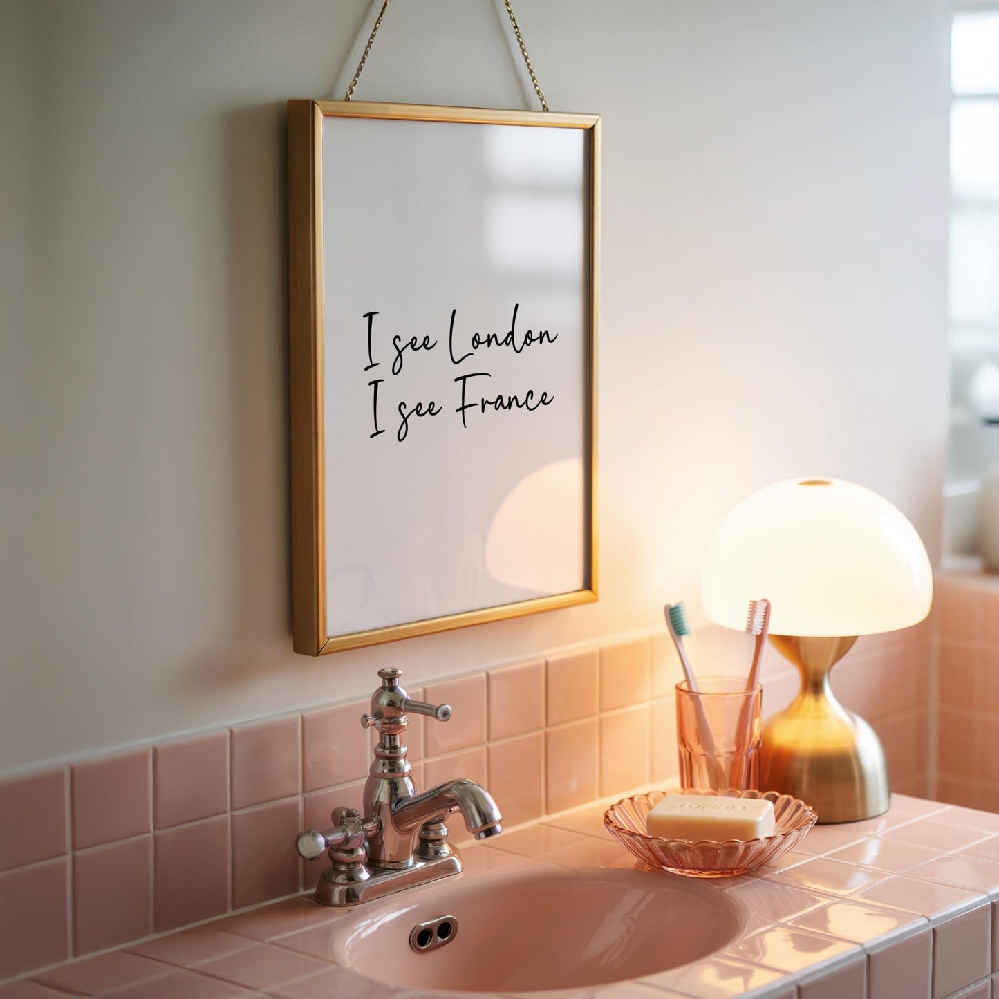 I See London, I See France | Bathroom Print | Digital Download