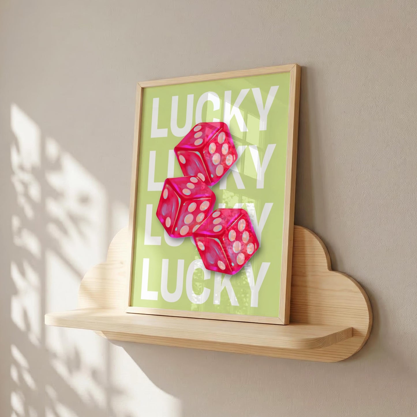LUCKY | Girly Print | Digital Download