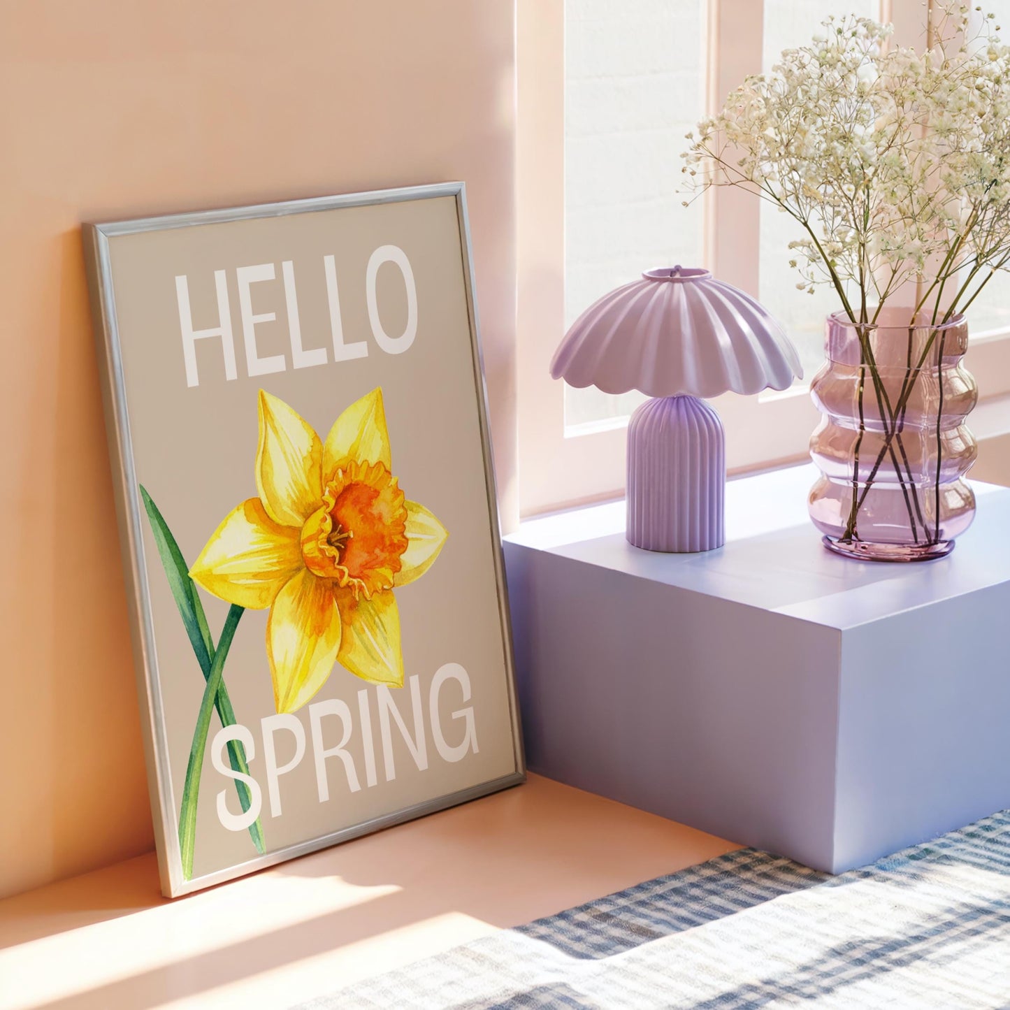 Hello Spring | Flower Print | Digital Download
