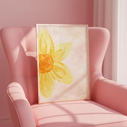 Daffodil Flower | Flower Print | Digital Download