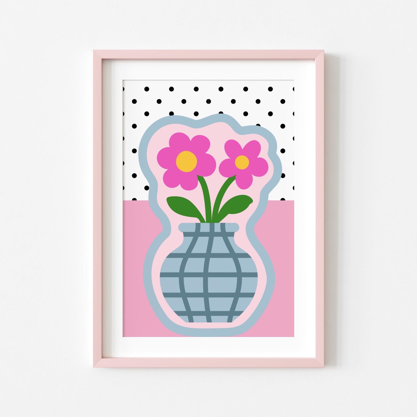 Vase & Flowers | Dopamine Print | Digital Download