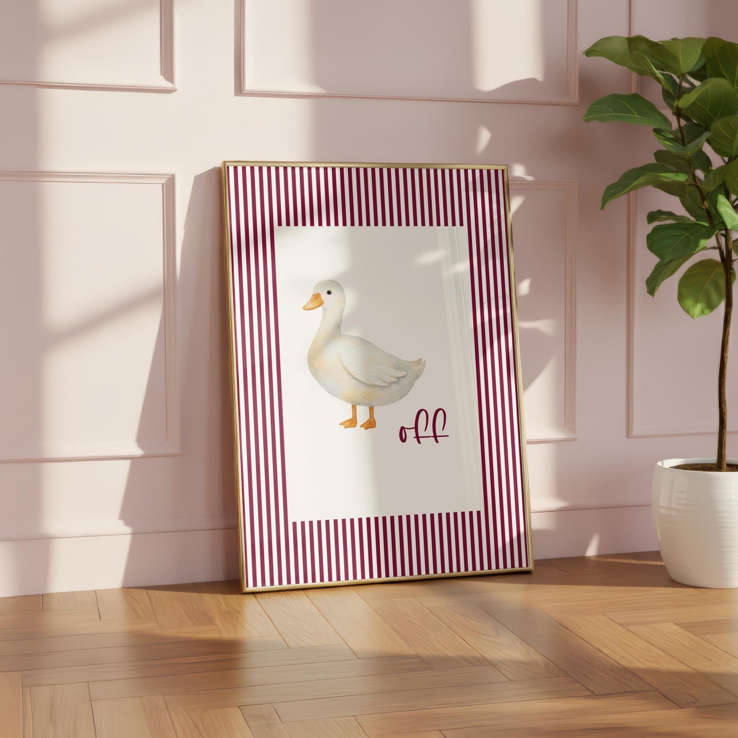 Duck Off | Sweary Print | Digital Download