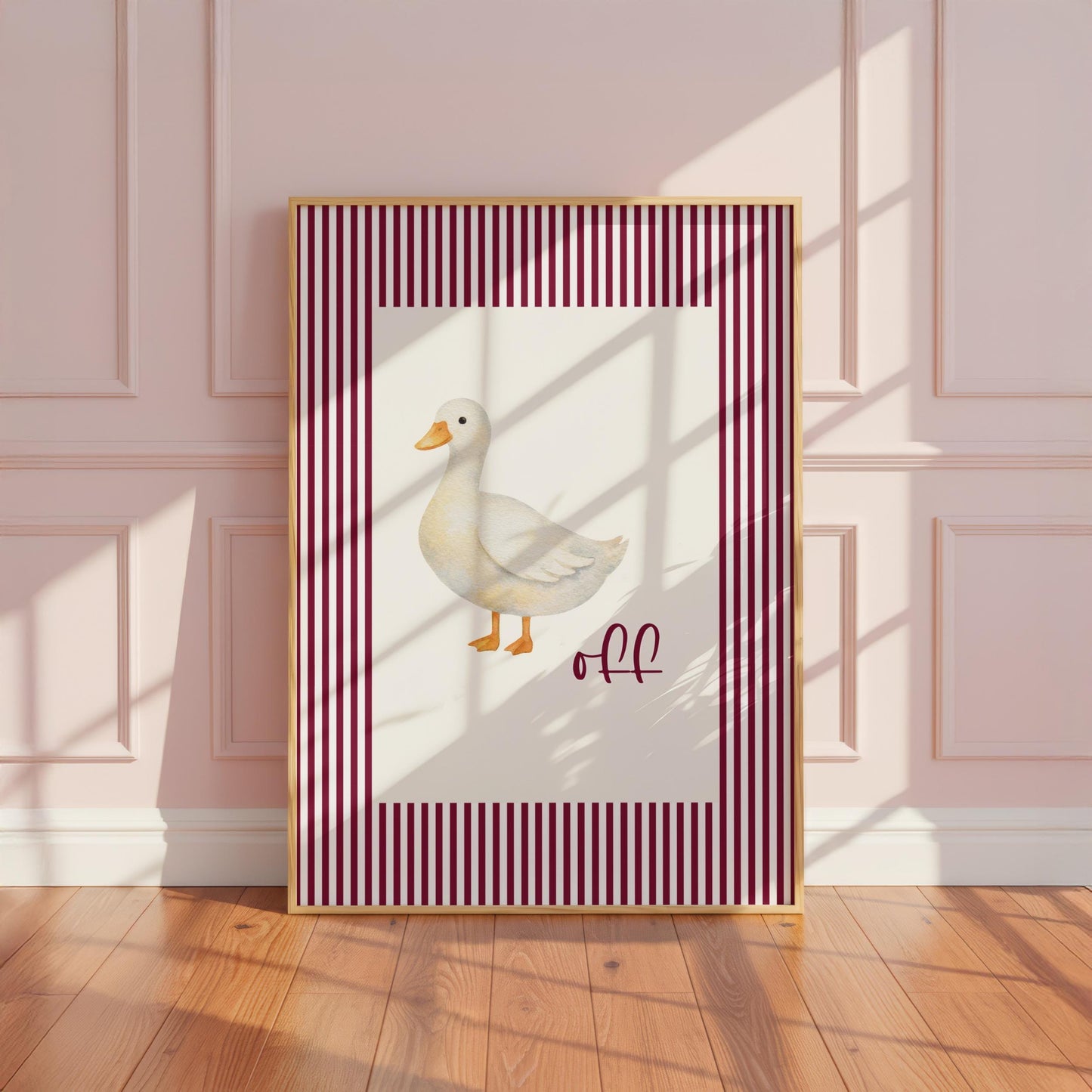 Duck Off | Sweary Print | Digital Download