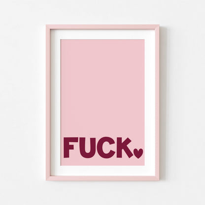 Fuck | Sweary Print | Digital Download